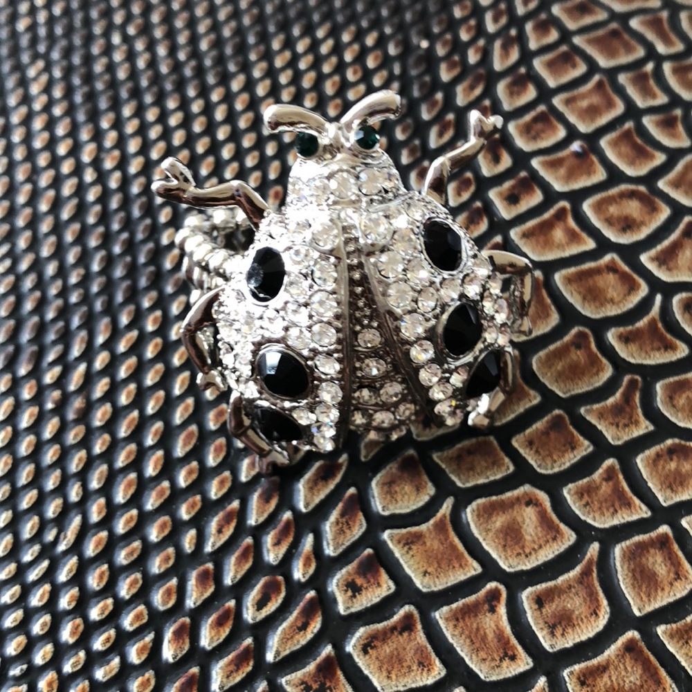 Cute Ladybug Cocktail Ring